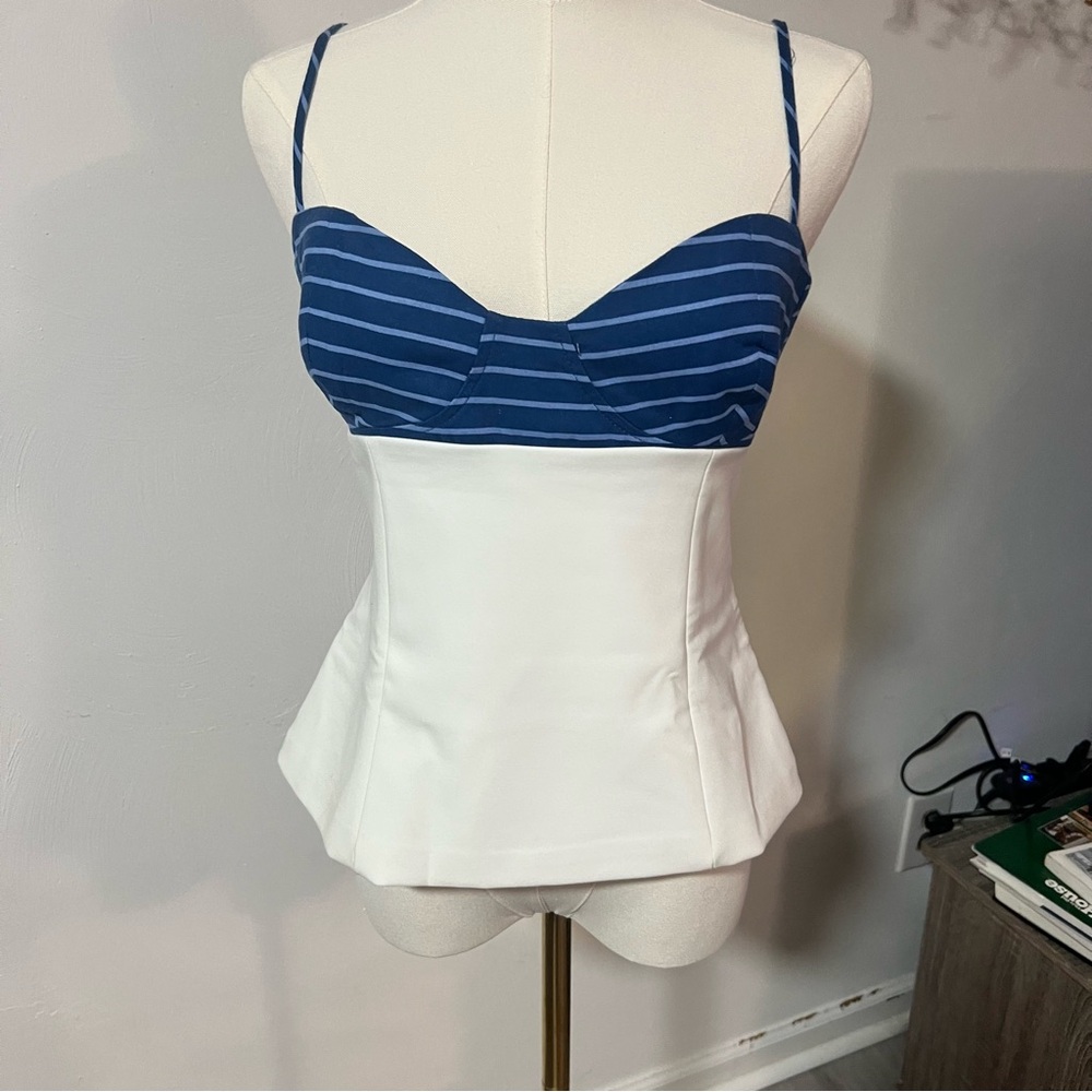 Zara “Stretchy Hankerchief Print Top”